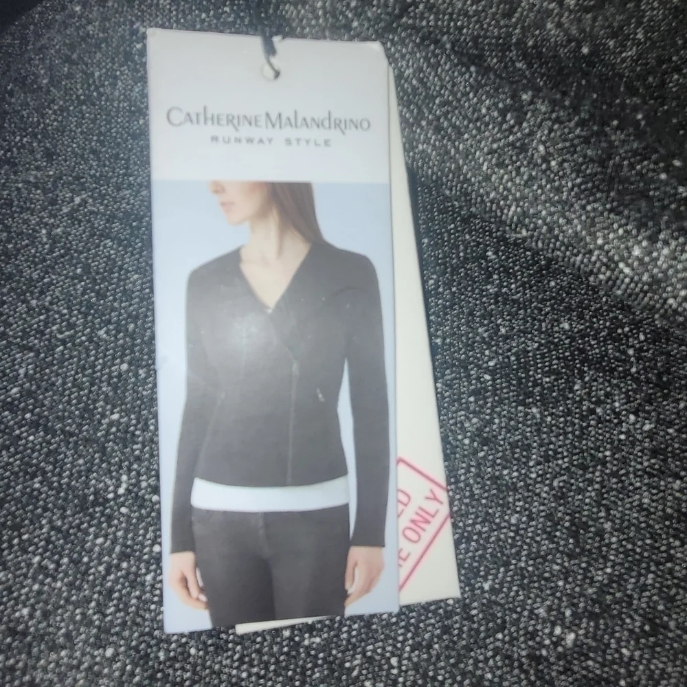 Catherine Malandrino Runway Style Zip Up Jacket